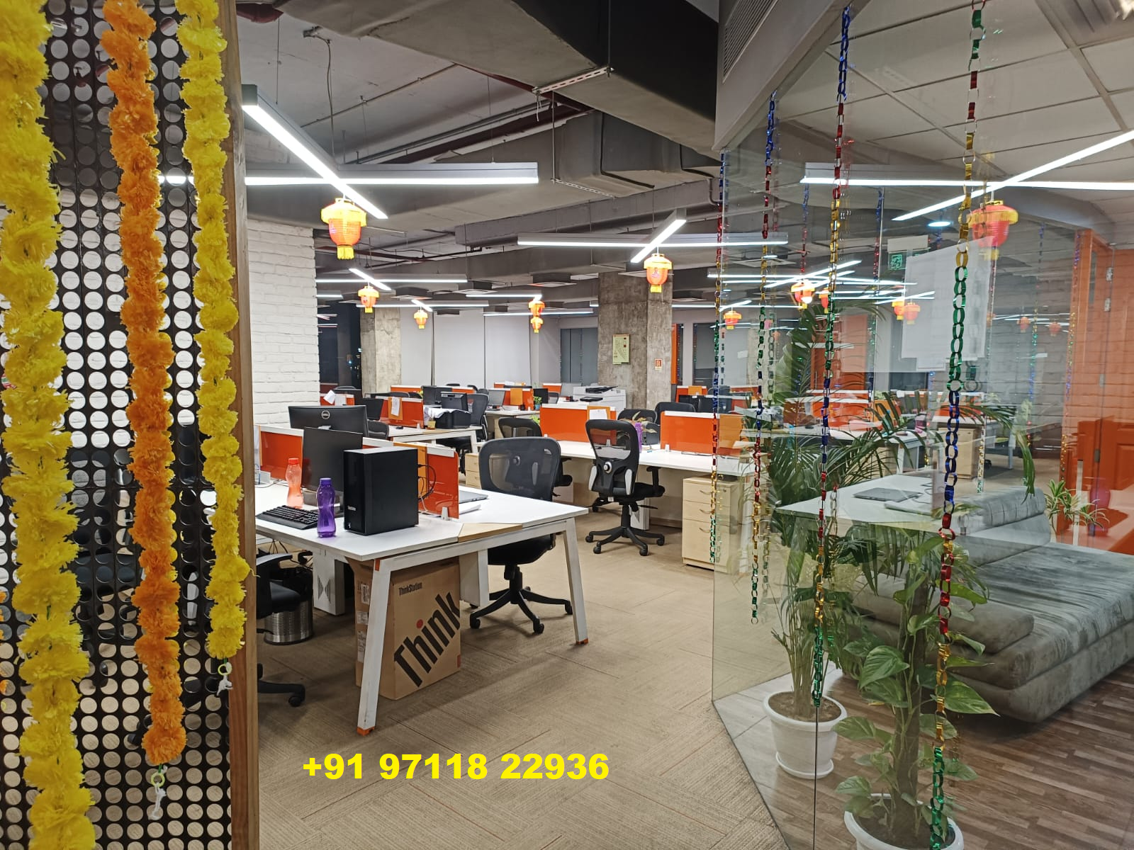 Office Decoration for Diwali in Gurugram